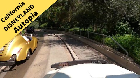 California Disneyland Autopia Car Ride