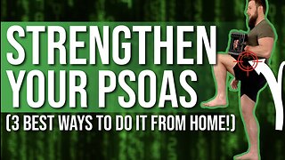 Psoas Strengthening Exercises | 3 BEST Ones To Do At Home!