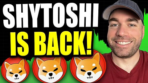 SHIBA INU - Shytoshi is BACK! Now What?! + Crypto Moving Up & Major Earnings Ahead!