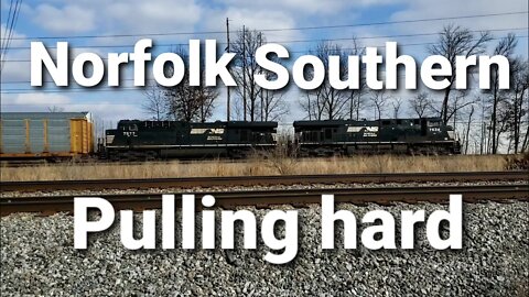 Norfolk Southern mixed freight, part 2 of CSX local staging cars.