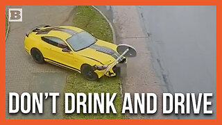 Drunk Driver Who Never Had a License Crashes Sports Car