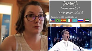 Dimash | "Ave Maria" (2021 New Wave) [Reaction]