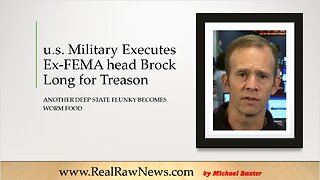 u.s. Military Executes Ex-FEMA Head Brock Long for Treason