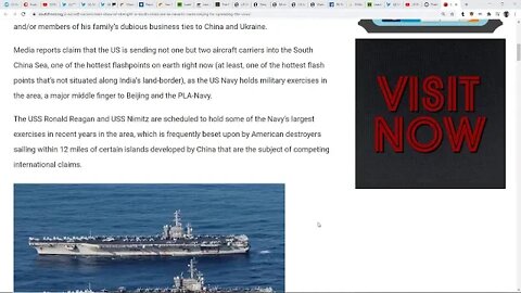 US Masses Naval War Power Around South China Sea While Beijing Carries Out Drill*Civil War Coming?