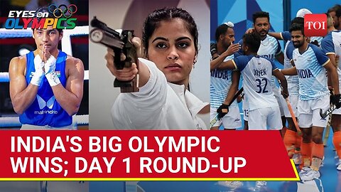 India Begins Paris Olympics 2024 With Victories, Celebrations & Many Firsts | Day 1 Highlights