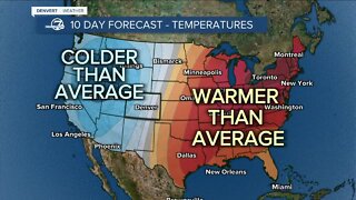 Warm and dry through the week across Colorado