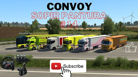 euro truck simulator 2 MAN TGX convoy Sopir pantura indonesia