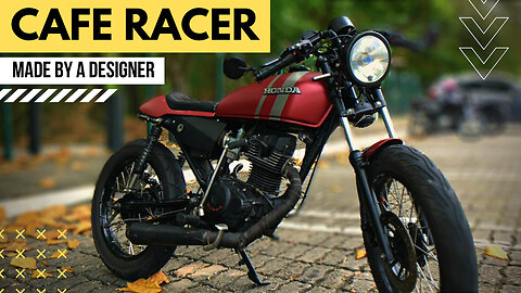 Cafe Racer | A Honda CG 125 by Carlos Costa (EN/ES/FR/PT Subtitles)