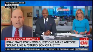 Brian Stelter Defends Psaki Calling Doocy A SOB Because He Works For Fox