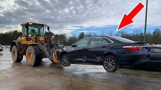 I TOOK A CHANCE AND BOUGHT A TOYOTA CAMRY WITH REAR QUARTER PANAL DAMAGE FROM IAA SALVAGE AUCTION!