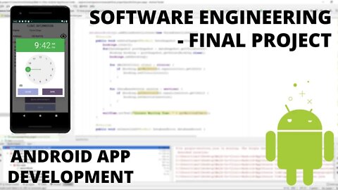 Software Engineering Final Project - Android App Development