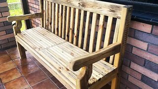 HOW TO MAKE A BENCH WITH YOUR OWN HANDS