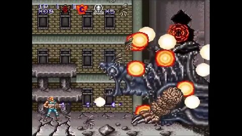 Contra III: The Alien Wars Boss 1