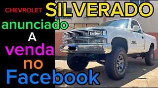 Chevrolet silverado a venda no Facebook