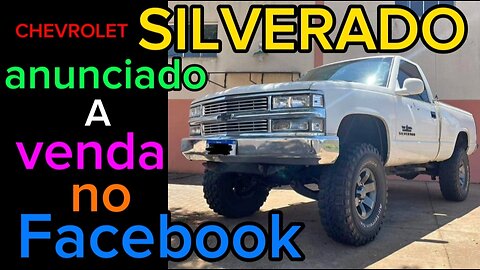 Chevrolet silverado a venda no Facebook