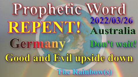 Good and evil turned around, Germany and Australia, Police, Jabbed, REPENT!