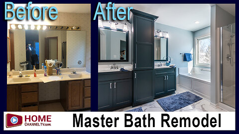 Damaged Bathroom Gets Renovated - Before and After Remodel
