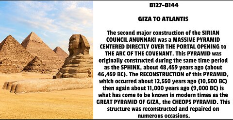 the SIRIAN COUNCIL ANUNNAKI was a MASSIVE PYRAMID CENTERED DIRECTLY OVER THE PORTAL OPENING to THE A