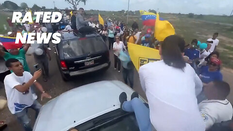 Venezuelan National Guard Allows Opposition Leader Maria Corina to Attend Tucupita Rally