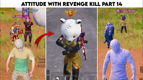 Pubg Attitude With Revenge Kill 🥵 Conqueror Player + Max Pharaoh X- Suit | Part 14 | Xbot 2.0