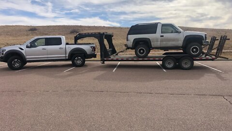 DIY Gooseneck recovers a Chevy Tahoe