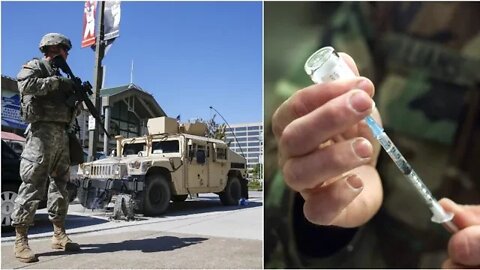 They are mobilizing the MILITARY in America to deliver the Vaccine