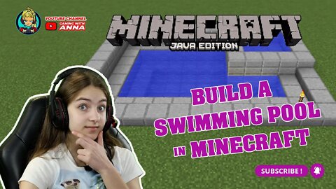 How to build a Swimming Pool in Minecraft- Simple Minecraft Swimming Pool