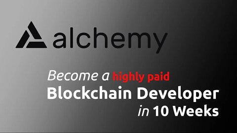 Become a Blockchain Developer with Alchemy[Road to web3]
