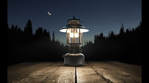 Portable Pop Up Indoor/Outdoor Camping Lantern + Waterproof Emergency Flashlight w/LED Lights (...