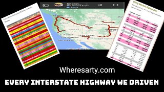 Keeping Track of Every Interstate Highway Driven On