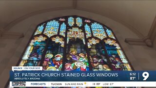 St. Patrick's stained glass windows shine bright in Bisbee after major restoration