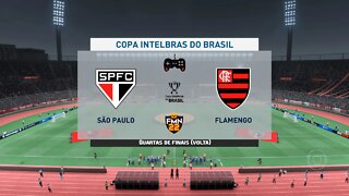 Copa Do Brasil 2022 - São paulo x Flamengo | Semi de finais (IDA) | FIFA 22 SIMULAÇÃO