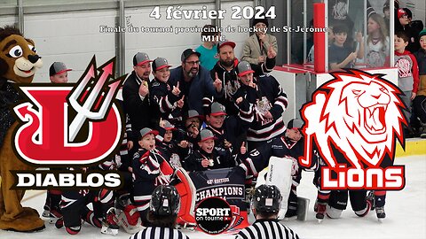 Faits saillants - Match du 10 mars 2024 - Finale M15A Séries Ligue de hockey Laurentides-Lanaudière