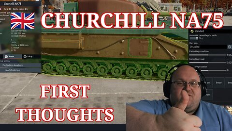 US Gun on British Armor?! ~ Churchill NA75 First Thoughts [War Thunder]