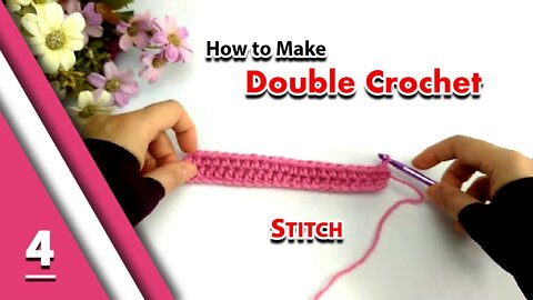 How to Crochet For Absolute Beginners part 4 l Double Crochet Stitch l Crafting Wheel