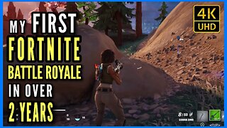 My First FORTNITE Battle Royale In 2 Years
