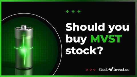 MVST Stock Analysis & Predictions, Microvast Inc. (August 24th, 2021). Price, signals and resistance