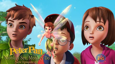 Peter pan Season 2 Episode 20 monkey see monkey do | Cartoon | Video | Online