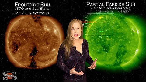 A Fast Wind Burst & Solar Flux Boost | Space Weather News 02.28.2021