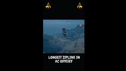 Longest ZIPLINE in Assassins Creed Odyssey !