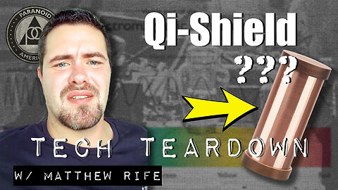 Qi-Shield Portable EMF Device - Tech Teardown (w/ Matthew Rife)