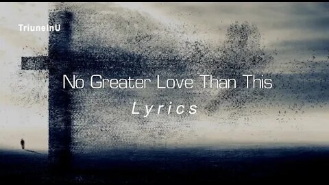 No Greater Love (Keith Staten) Lyrics