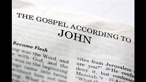 Bible Study - Gospel of John_Lesson 1