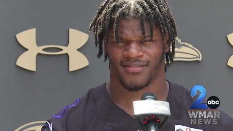 Lamar Jackson talks Ravens contract status