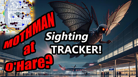 MOTHMAN Sightings COVER CHICAGO Map!