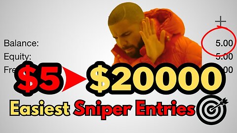 $5 to $20,000 using Sniper Entries in XAUUSD | Easy Forex Signals service added