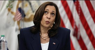 Ditsy Kamala Harris Has Trouble Spelling A.I. (host K-von laughs)