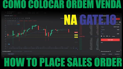 COMO ADICIONAR ORDEM DE VENDAS NA GATE.IO /HOW TO ADD SALES ORDER