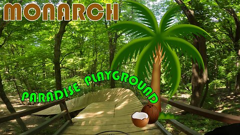 Riding at Paradise Playground - Monarch Singletrack