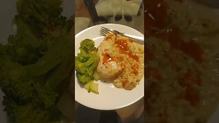 Chicken Rice & Mushroom Casserole w/ Broccoli |#homemade #baked #veggies #mushroom #fyp #easy #rice